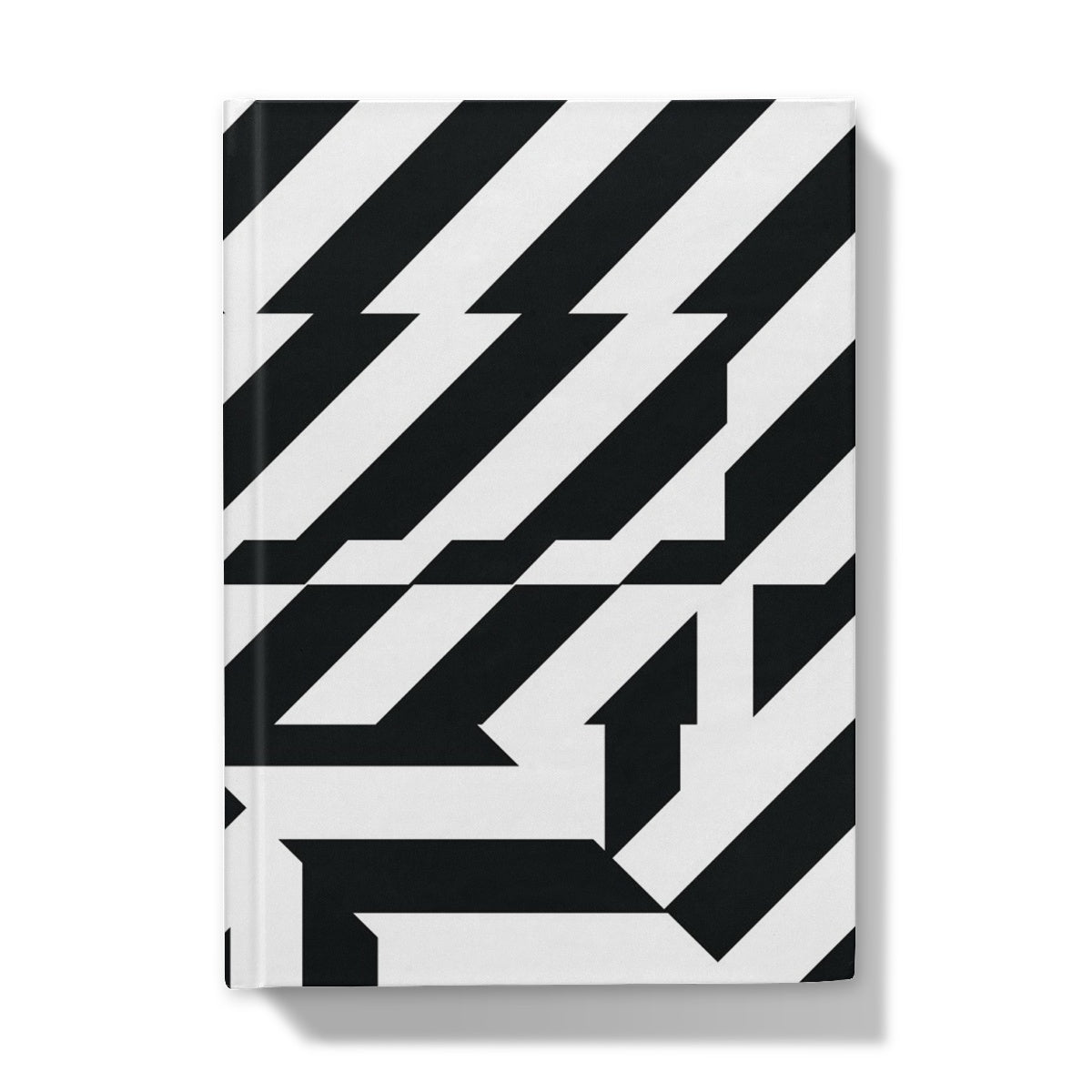 If life happens between BLACK AND WHITE NOTEBOOK