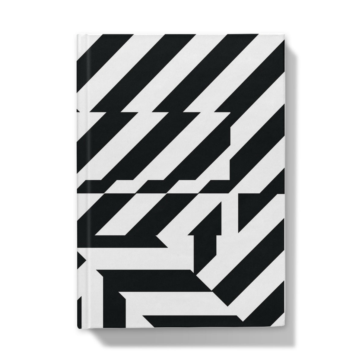 If life happens between BLACK AND WHITE NOTEBOOK