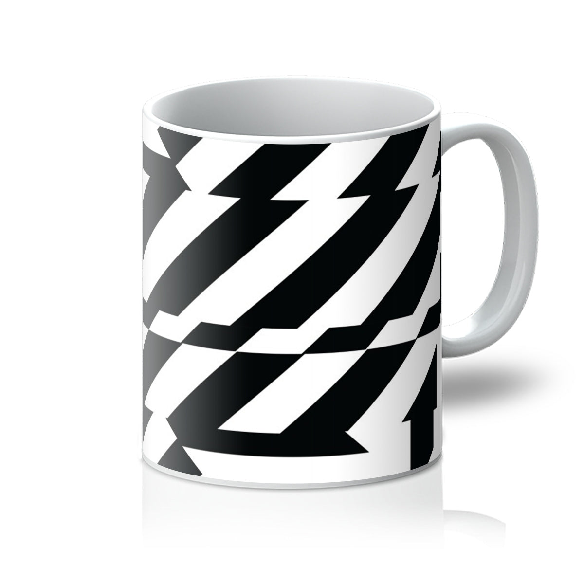 If life happens between BLACK AND WHITE Mug