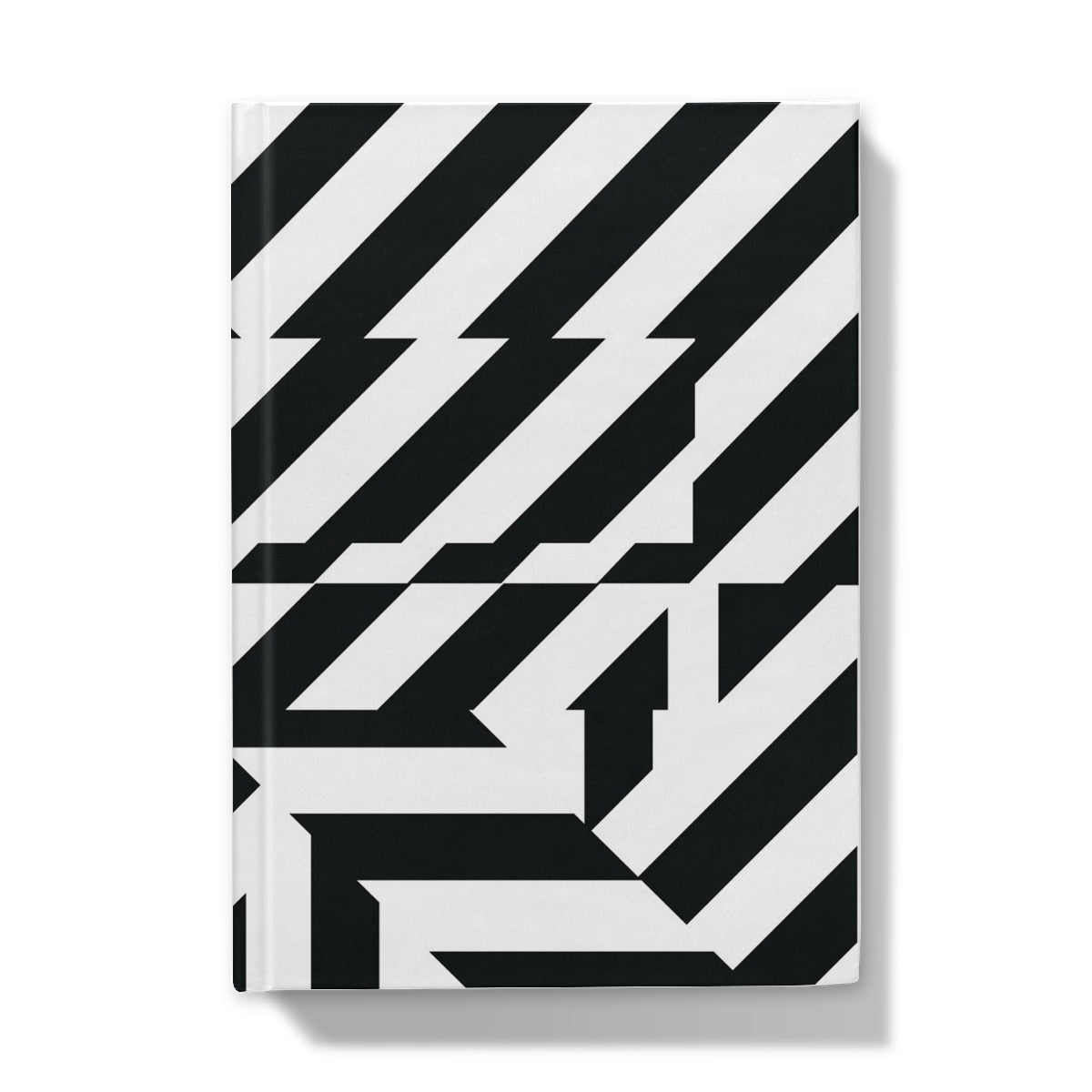 If life happens between BLACK AND WHITE NOTEBOOK