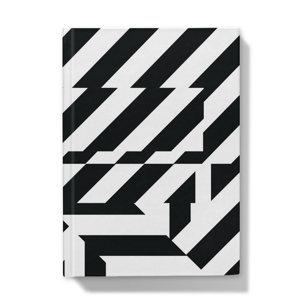 If life happens between BLACK AND WHITE NOTEBOOK