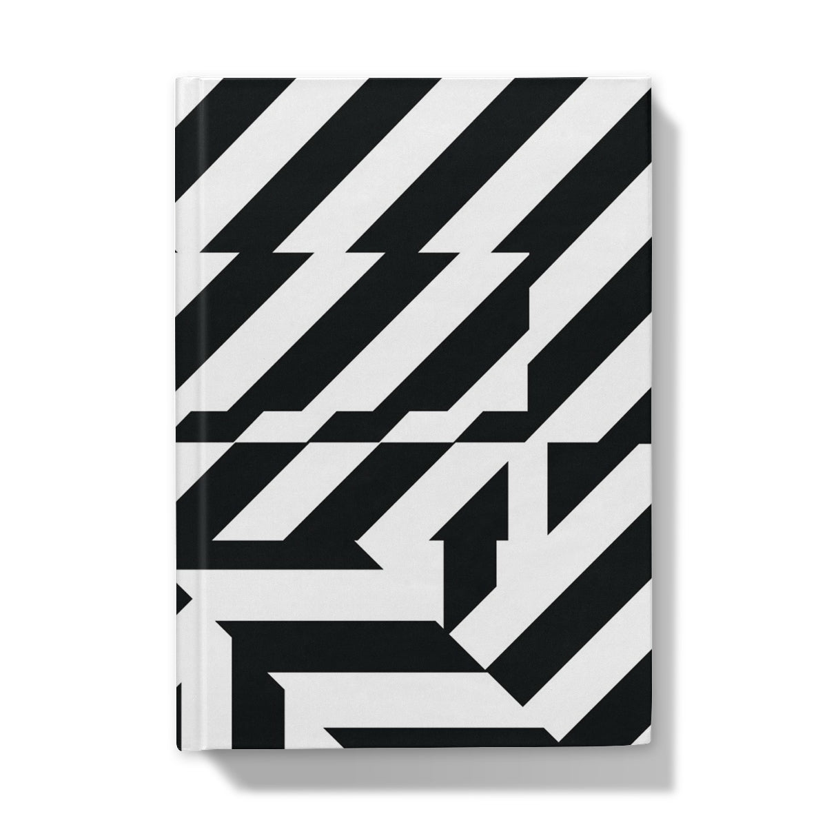 If life happens between BLACK AND WHITE NOTEBOOK