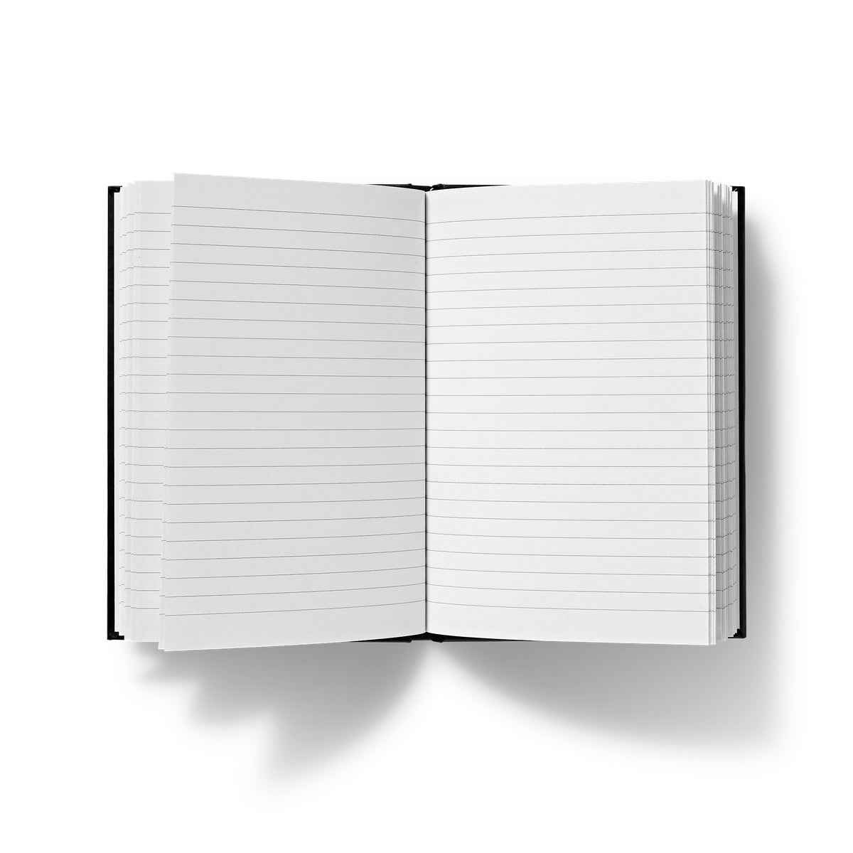 If life happens between BLACK AND WHITE NOTEBOOK