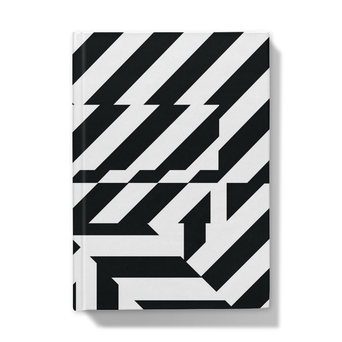 If life happens between BLACK AND WHITE NOTEBOOK